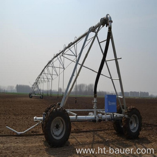 moving linear pivot irrigation system